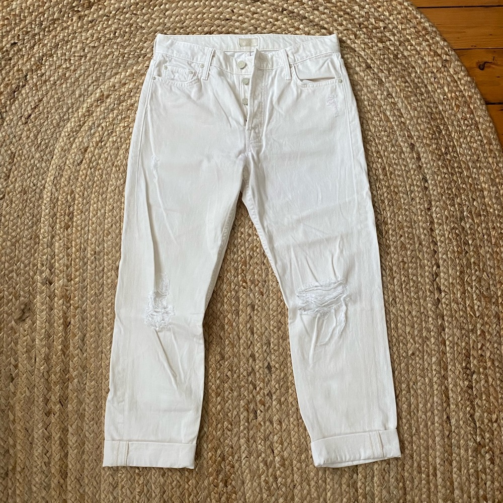 Mother Cheeky Straight Jeans